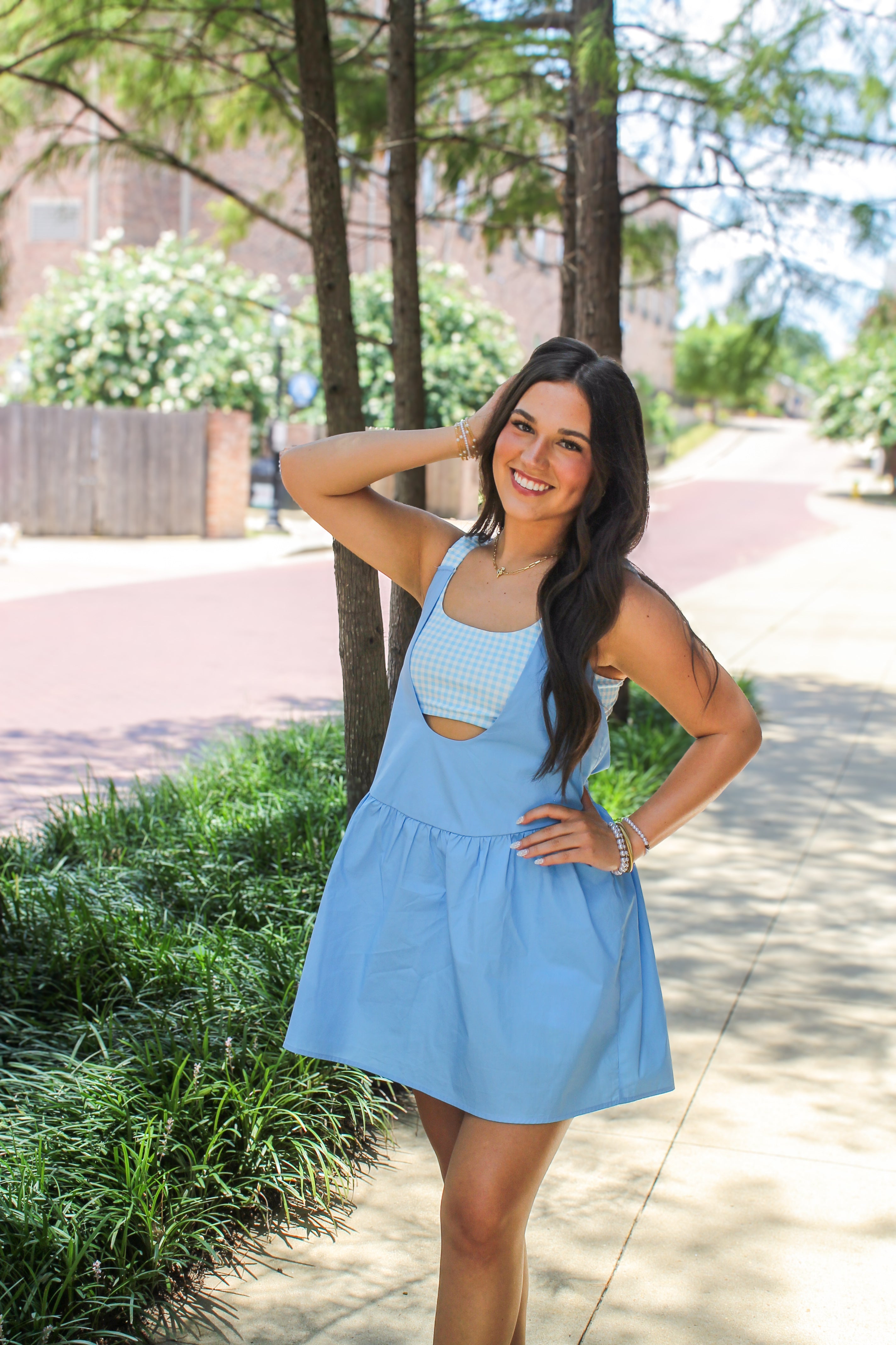 The Coastal Gingham Dress