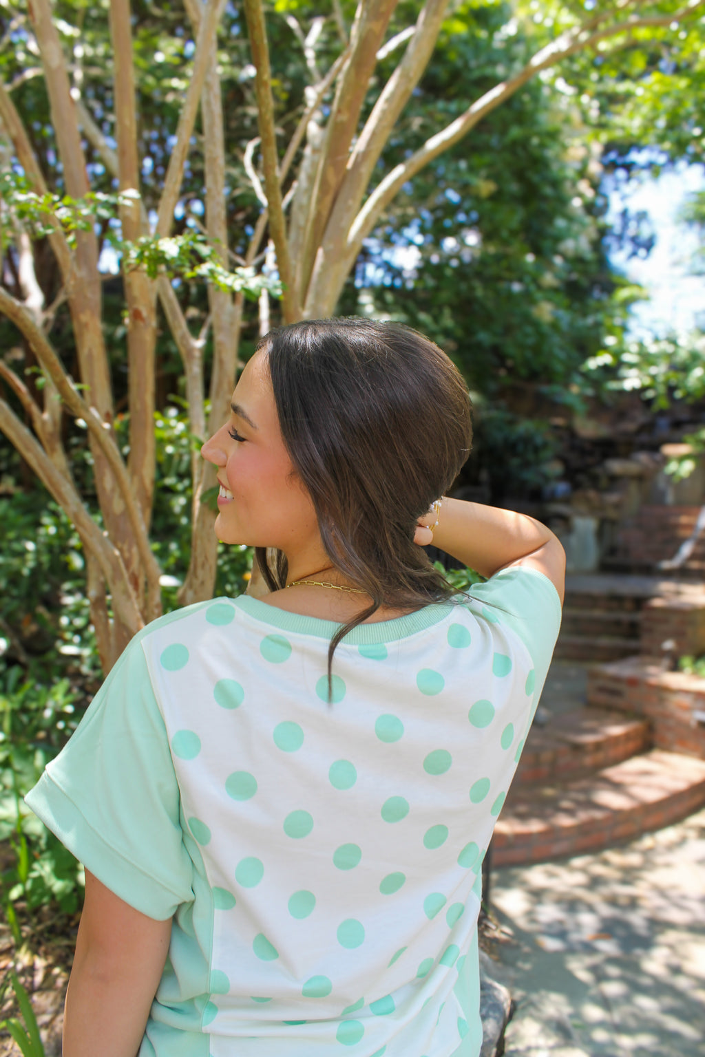 Mint to Be Polka Dot Set